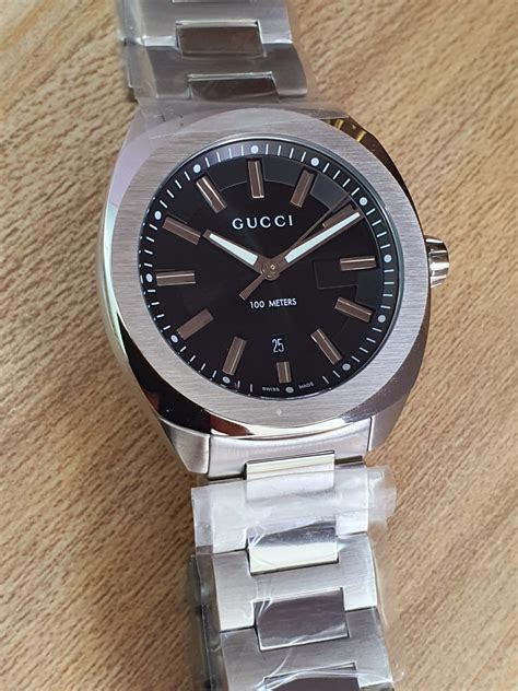 prix montre gucci swiss made|Gucci 40mm stainless steel.